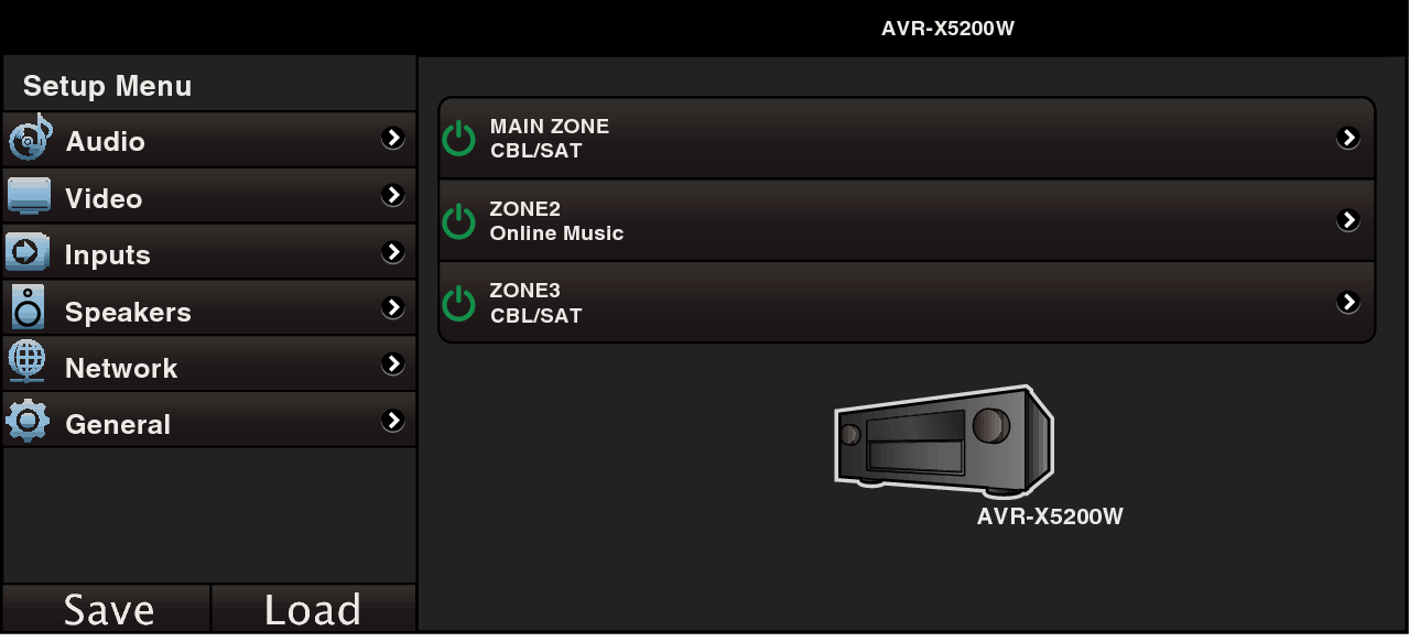 GUI Web5 AVRX5200WE3